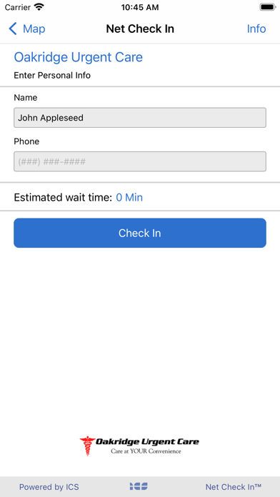 Net Check In - Oakridge Screenshot