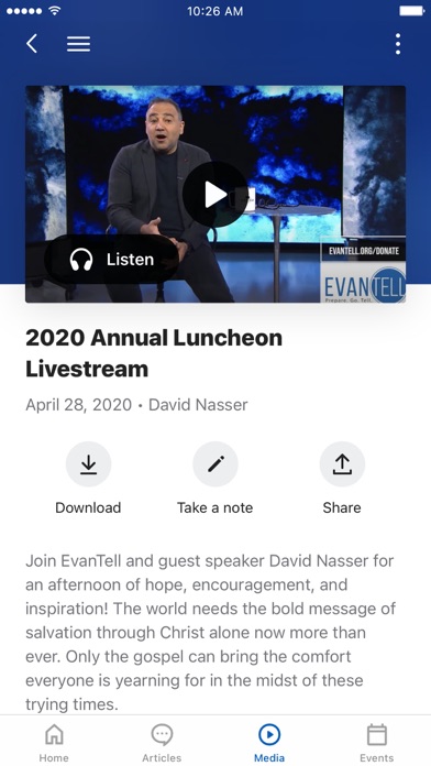 Evantell Evangelism Screenshot