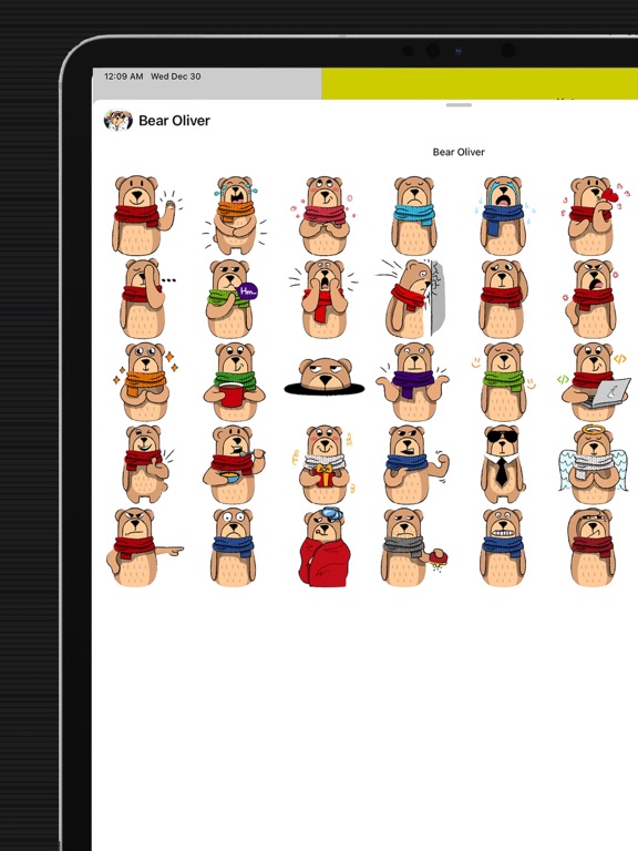 Screenshot #5 pour Bear Oliver - stickers 2025