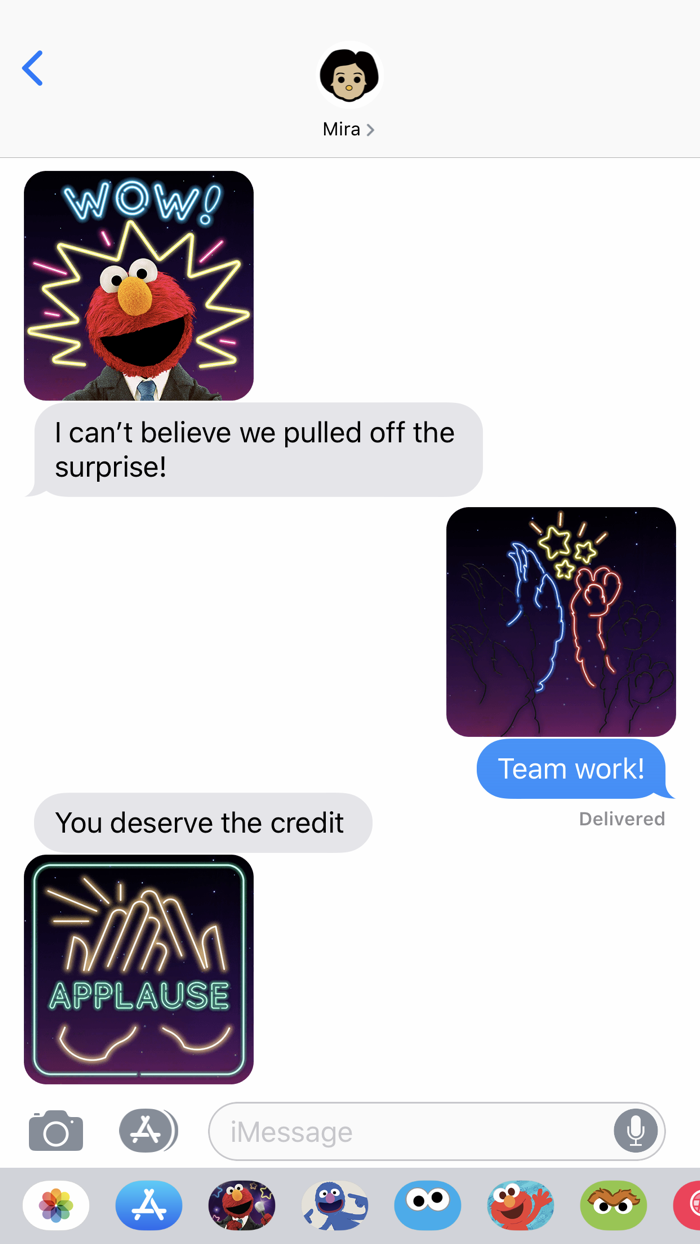 Sesame Elmo Show Stickers