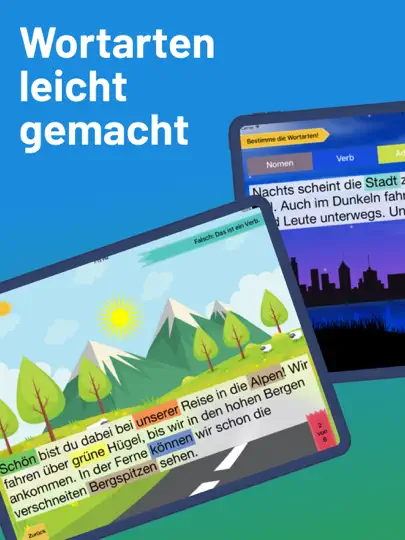 Screenshot von Wortarten Weltreise auf dem iPhone 2
