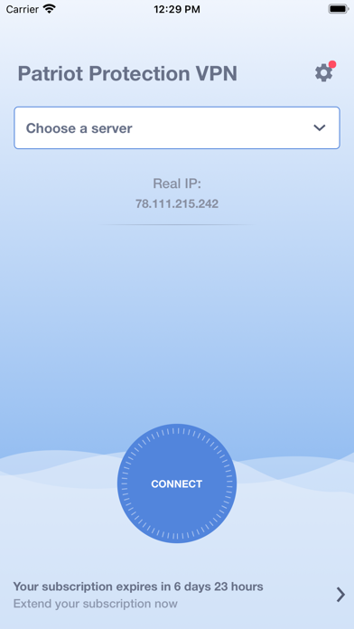 Patriot Protection VPN Screenshot