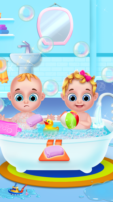 Pregnant Mommy & Newborn Twins Screenshot