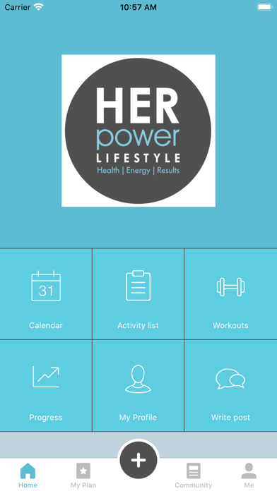 HER Power Lifestyle and Fitnes Screenshot