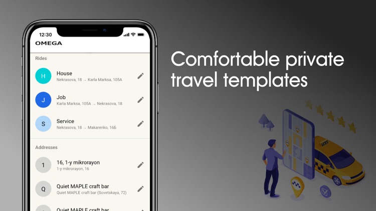 Omega: taxi service screenshot-5