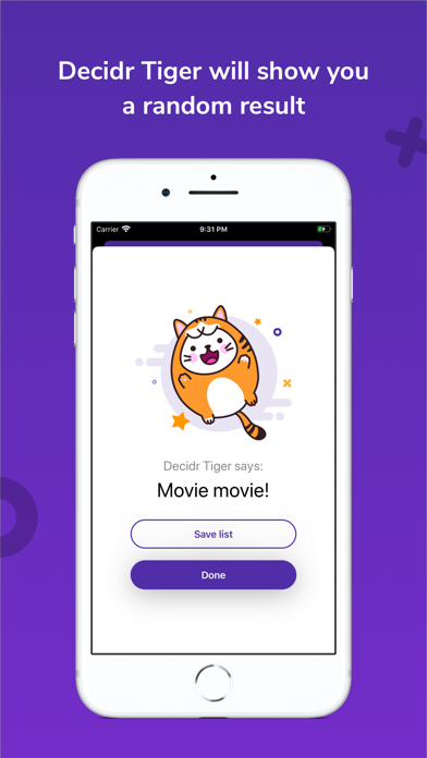 Decidr Tiger Screenshot