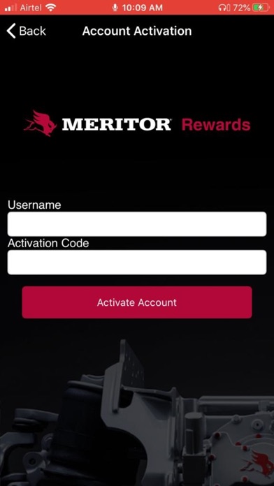 Meritor India Rewards Screenshot