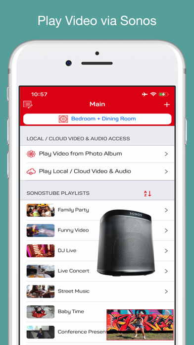 SonosTube app iPhone and iPad
