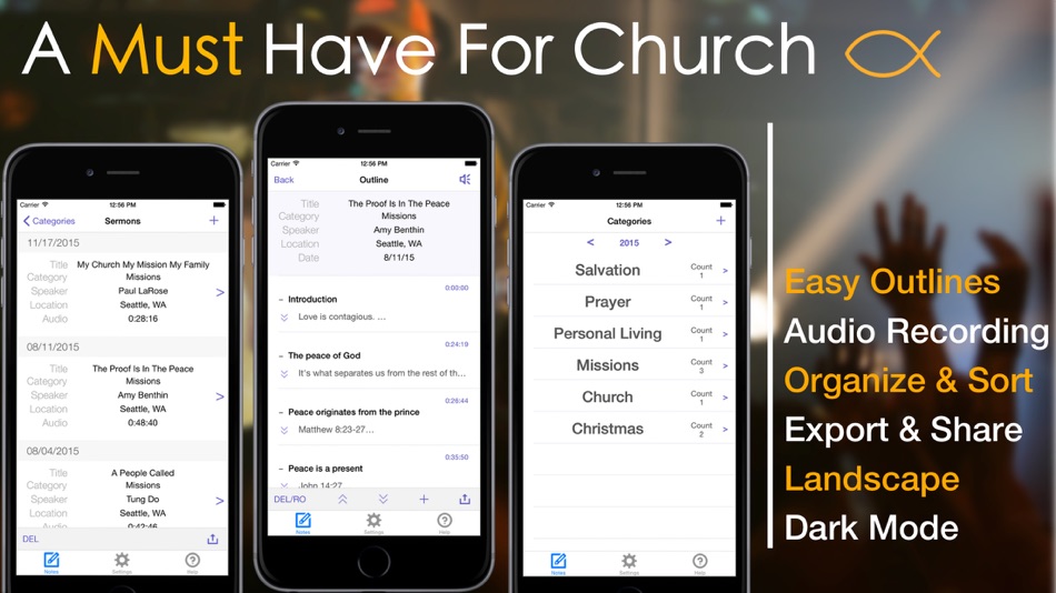 Sermon Notes - Hear Learn Live - 2.2.0 - (iOS)