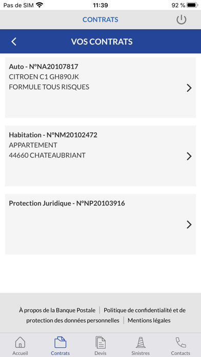 La Banque Postale Assurances screenshot 2