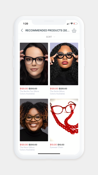 Fritz Eyewear Collection Screenshot