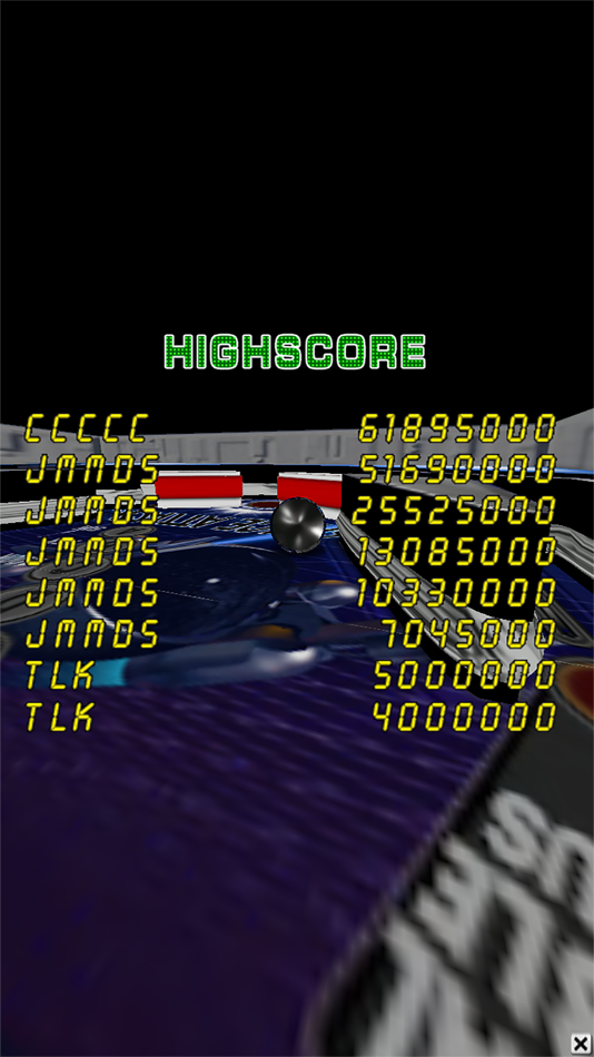 #3. 3D Pinball Space Attack (iOS) By: TLK GAMES