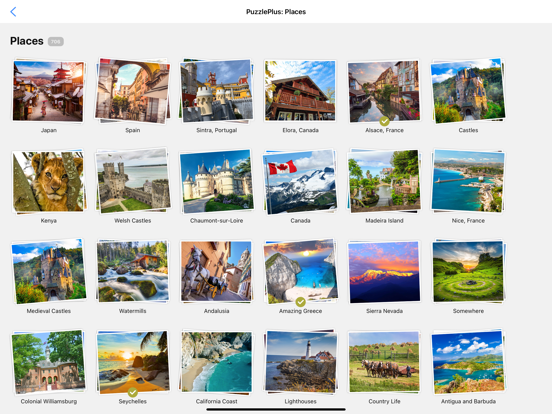 1000 Jigsaw Puzzles Places iPad app afbeelding 4