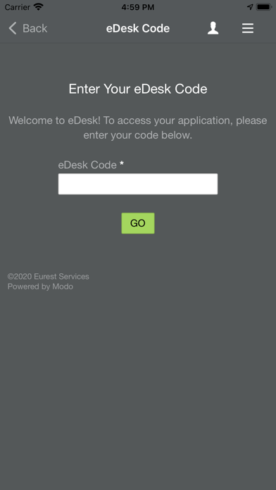 eDesk: Workplace Experience Screenshot