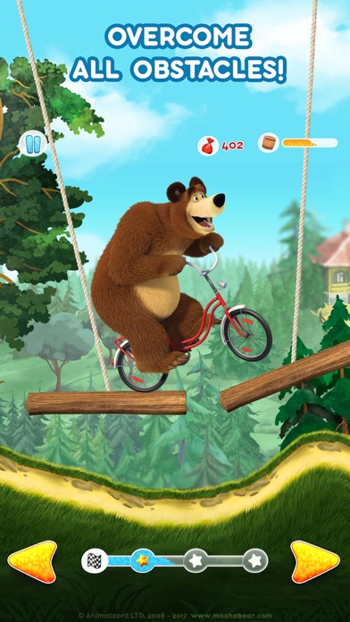 Masha and the Bear. Car Games Screenshot