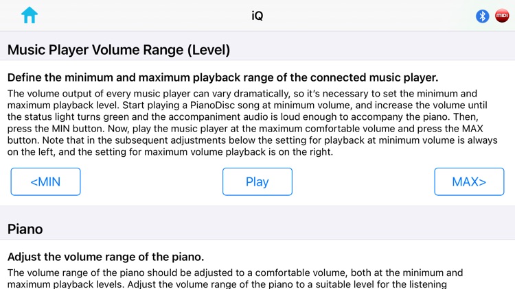 PianoDisc Calibrate