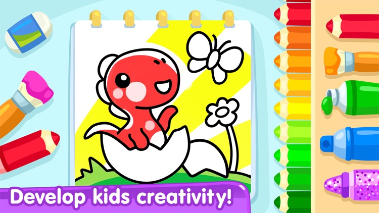 Coloring Pages: Baby Games