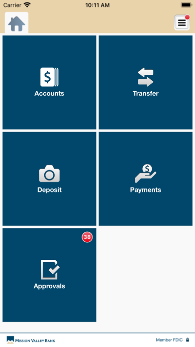 Mission Valley Bank Business Screenshot