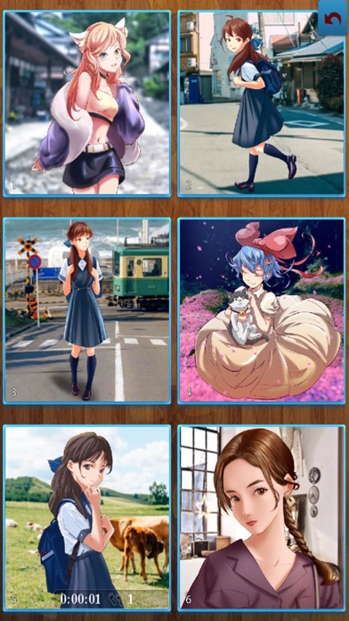 Anime Girls Jigsaw Puzzle Screenshot
