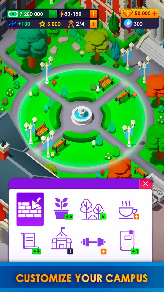 #5. University Empire Tycoon-Idle (iOS) 由: Codigames