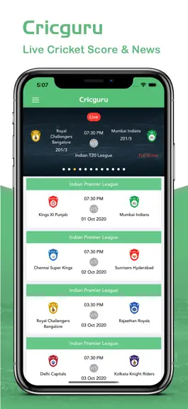 Game screenshot Cricguru - Live Cricket Score mod apk