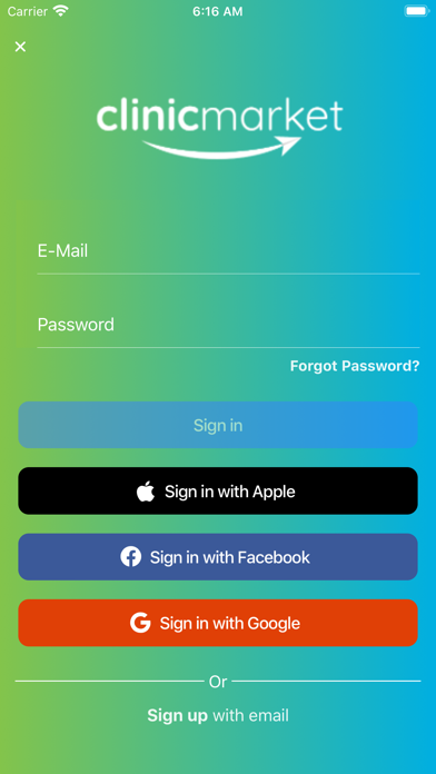 ClinicMarket Screenshot