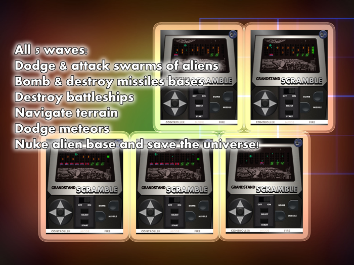 Astro Command- Scramble Retro