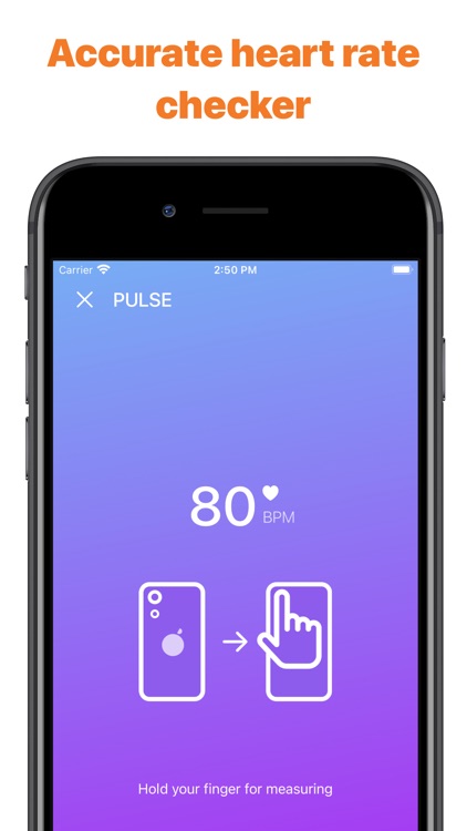 iphone x measure heart rate