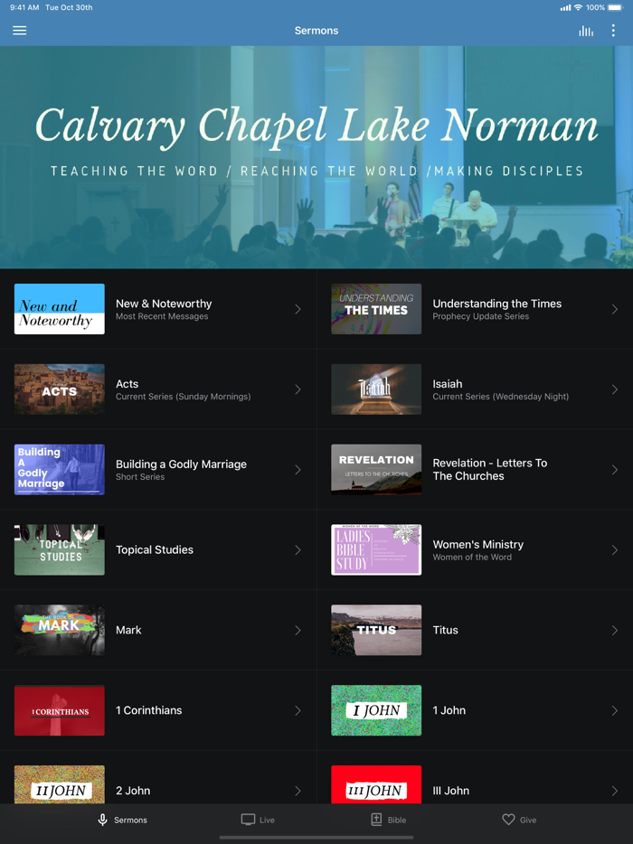 Calvary Chapel Lake Norman