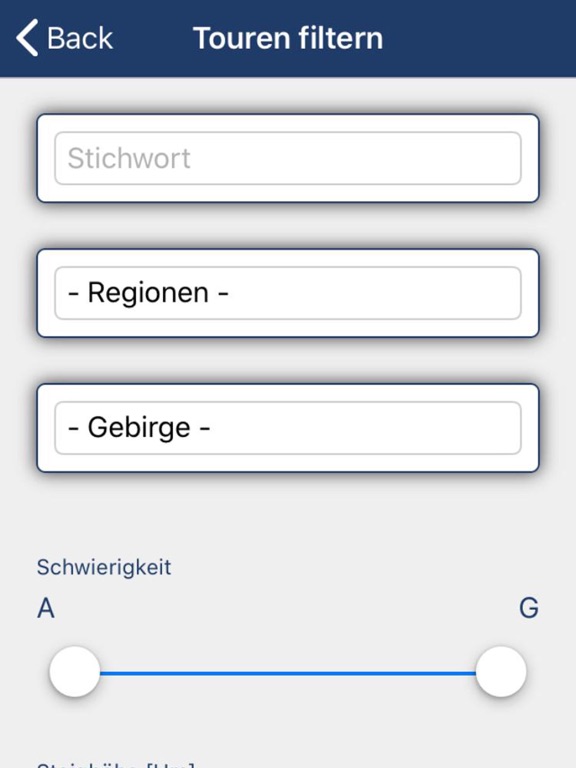 Alpinverlag Touren-App iPad screenshot 4 - Sports app