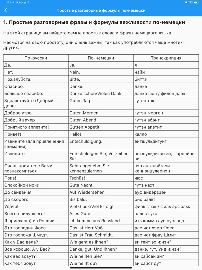Немецко-Русский Словарь 5 в 1