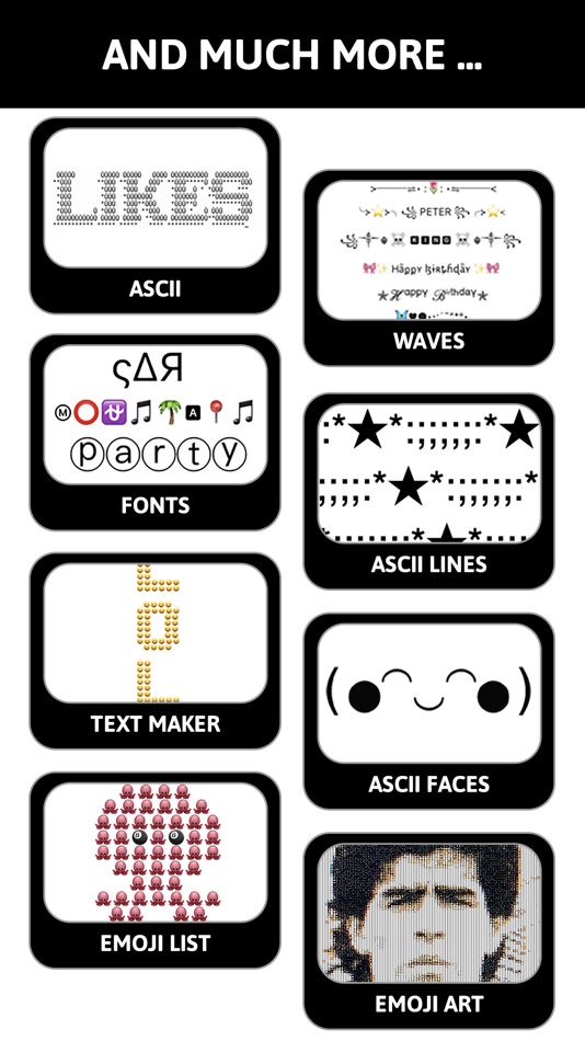 #4. Ascii Art Keyboard (macOS) Podle: Jewelsapps S. L.