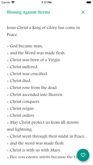 Catholic Blessings Screenshot