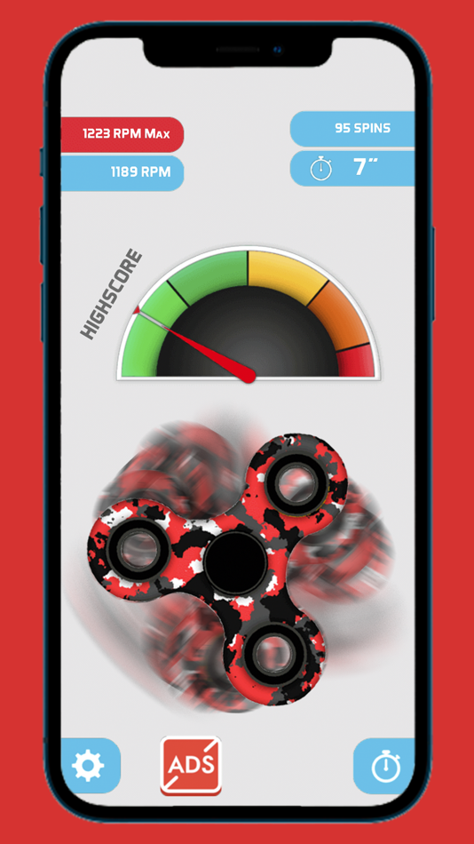 #1. Fidget Spinner Extreme (iOS) 由: Pupgam Studios