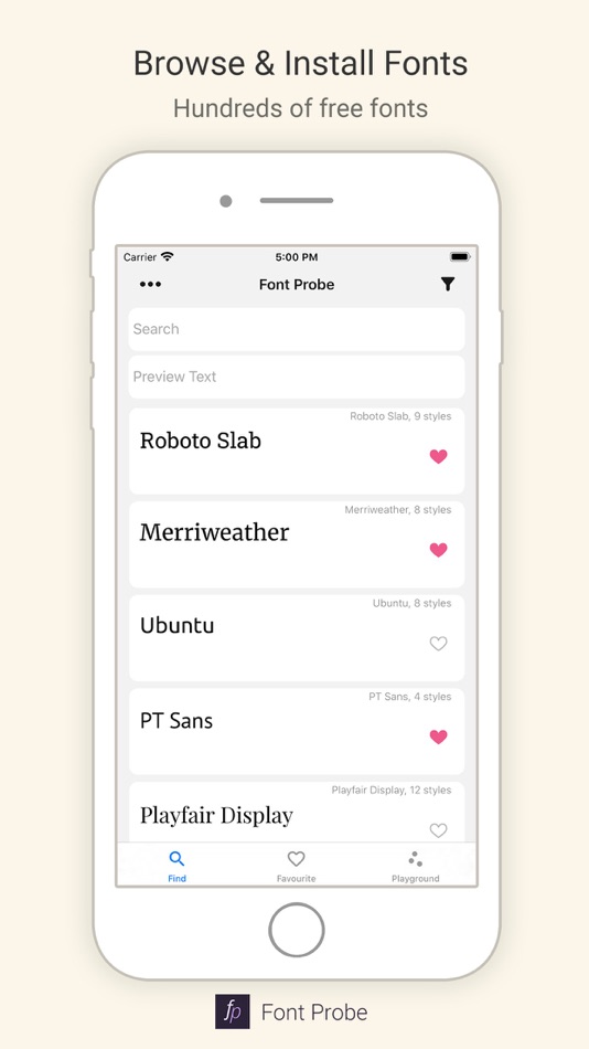 #1. Font Probe - Install Fonts (iOS) 由: 鸿升 刁