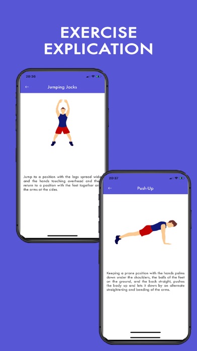 30 Day Fitness Workouts Home Screenshot