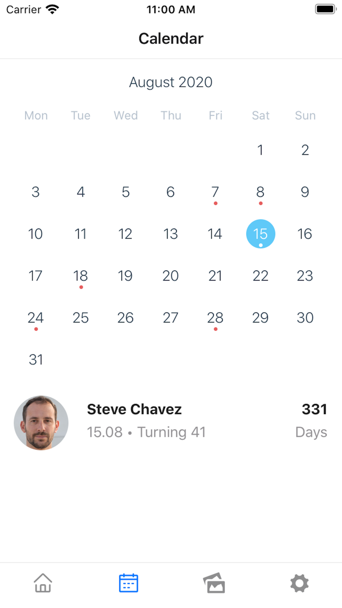 Bip. Birthday Reminder