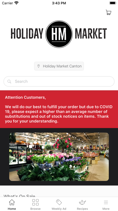 Holiday Market Canton Screenshot