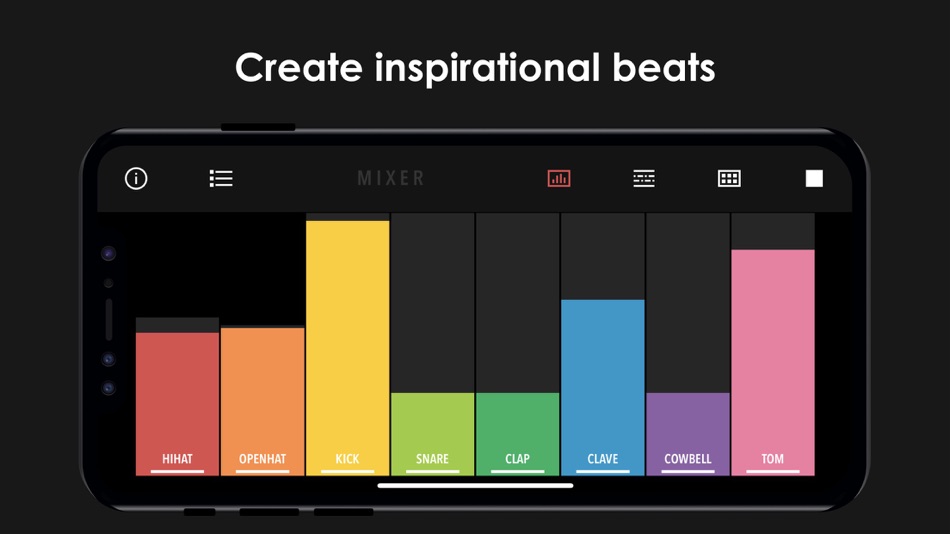 #3. Drum Machine - Music Maker (iOS) Ved: MWM