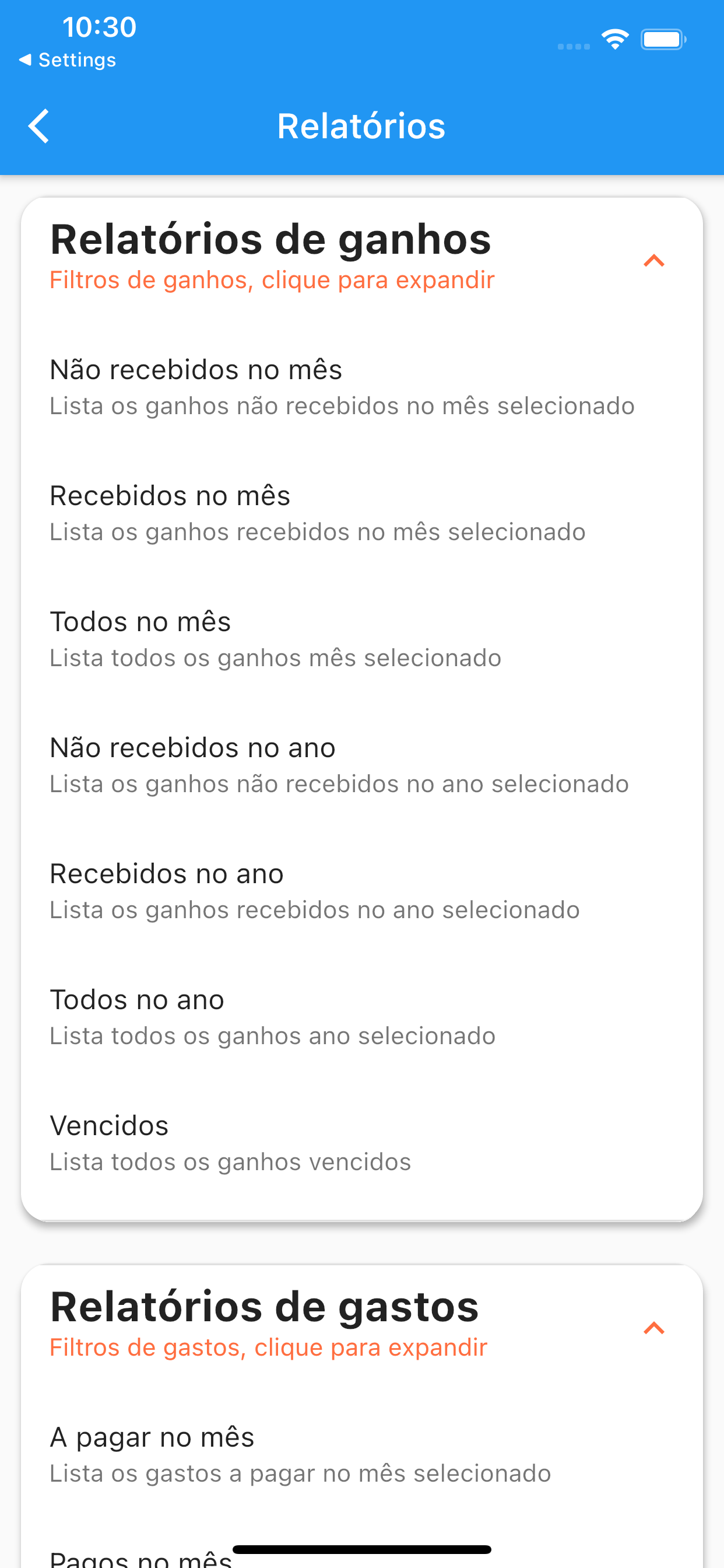 Minhas Contas