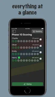 phase 10 scoring iphone screenshot 1