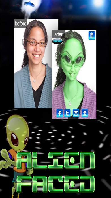 Screenshot #1 pour AlienFaced - Alien Face Booth