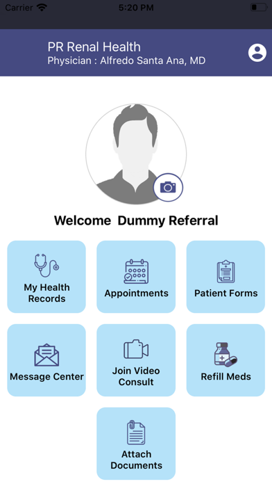 PRRH Tele-Med Screenshot