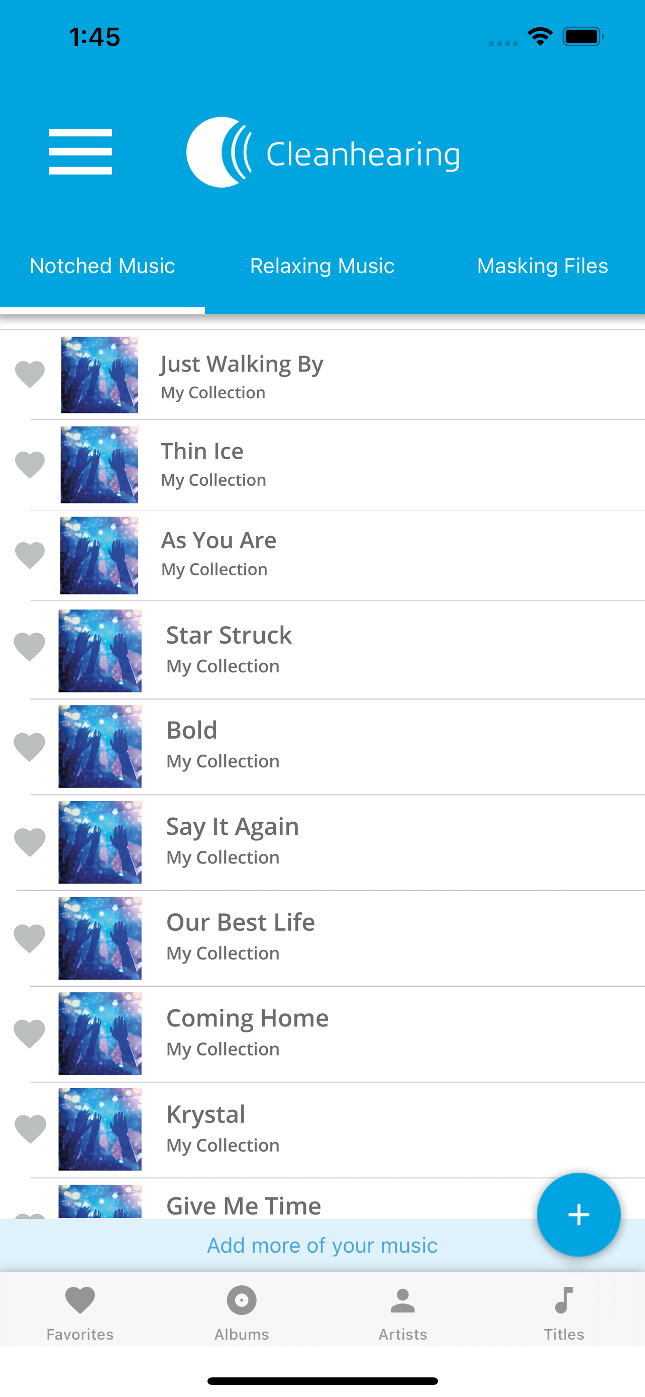 Tinnitus App by Cleanhearing