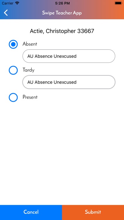 SwipeK12 Teacher App