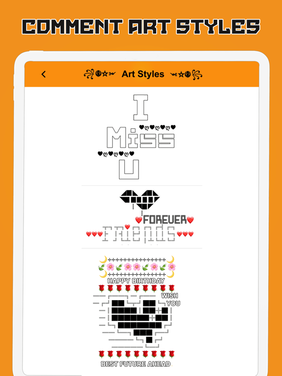 Nickname Creator: Fancy Tex‪t iPad screenshot 4 - Utilities app