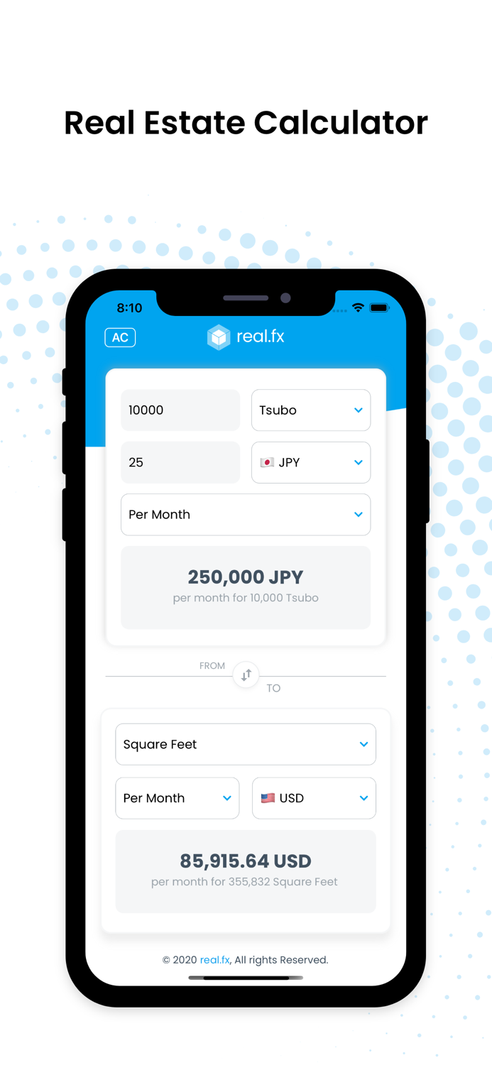 real.fx Real Estate Calculator