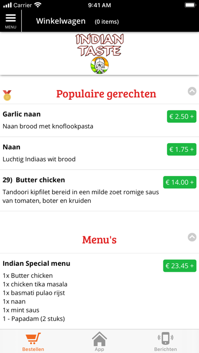 Indian Taste Screenshot