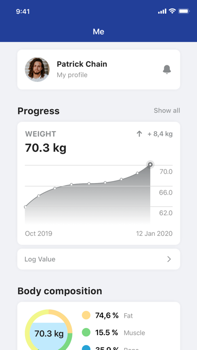 Mary's Health and Fitness Screenshot
