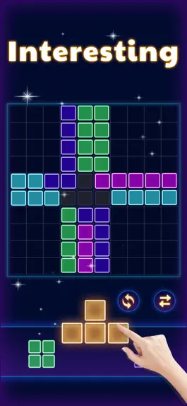Game screenshot Glow Block Puzzle hack